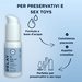 Mister Size Delay Gel, adatto a preservativi e giocattoli
