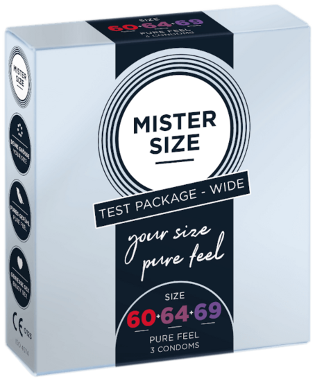 MISTER SIZE Set degustazione ampia 60-64-69 (3 preservativi)