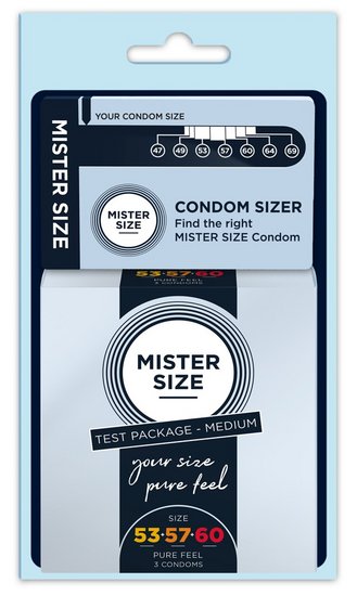 Mister Size-Kit medio con preservativo Sizer