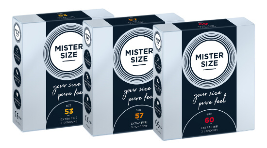 MISTER SIZE Probierset 53-57-60 (3x3 Kondome)